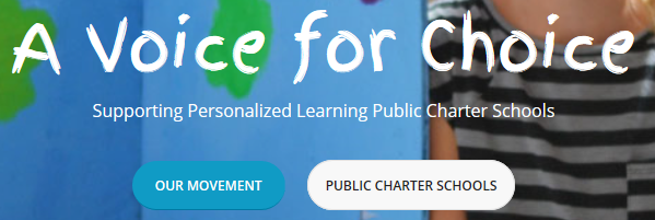 A voice for chaoice, supporting personalized learning public charter schools. Our movement, public charter schools.